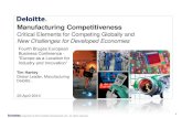 Manufacturing Competitiveness - College of Europe · Manufacturing exports by size, skill and technology from 2000 to 2011 Source: Deloitte Touche Tohmatsu Limited and U.S. Council
