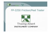 10-10-18 2007 Friction Peel1it.examarketing.com/wp-content/uploads/2017/05/Presentazione... · FP -2250 Friction Peel Tester Friction/Peel Tester The Friction/Peel Tester is used