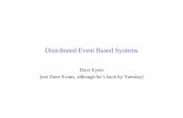 Distributed Event Based SystemsStagecoach/ACIS bus monitoring • GPS location of buses on some Stagecoach routes • radio transfers data back to base – some GPRS, some custom •