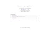 Commutative Algebra - Cornell Universitypi.math.cornell.edu/.../partiii/commalg_partiii_notes.pdf · 2016-08-18 · Matsumura is a good second book in commutative algebra. Zariski