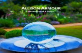 ALLISON ARMOUR · Allison's frst year at Chelsea. Allison works with individuals, architects and designers to provide fountains and sculptures using modern materials. From the original
