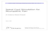 Spinal Cord Stimulation for Neuropathic Pain€¦ · Spinal Cord Stimulation – Ontario Health Technology Assessment Series2005;5(4) 3 About the Medical Advisory Secretariat The
