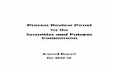 Securities and Futures Commission · Securities and Futures Commission Annual Report for 2012-13 . Table of Contents Chapter Paragraph(s) 1 General Information Background 1.1 Functions