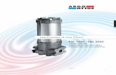 Low-Pressure In-Line Filters...30.50-1e FNL 1000 · FNL 2000 In-line mounting · Operating pressure up to 40 bar · Nominal flow rate up to 2000 l/min Low-Pressure In-Line Filters