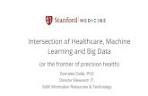 Learning and Big Data Intersection of Healthcare, Machine · Intersection of Healthcare, Machine Learning and Big Data (or the frontier of precision health) ... 2/3 outpatient visits