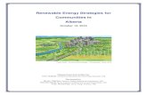Renewable Energy Strategies for Communities in Alberta · Renewable Energy Strategies for Communities in Alberta . on investments can be estimated. For example, an investment in a