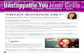 Unstoppable You Platinum Mentorship Unstoppable Youآ® Platinum is a mix of the BEST of: private mentoring;