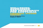WELLBEING, RESILIENCE AND PROSPERITY FOR AUSTRALIA · 6 Commonwealth Bank of Australia Financial System Inquiry Final Submission EXECUTIVE SUMMARY Australia has a strong and prosperous