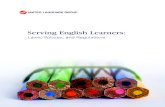 Serving English Learners ... (AMAOs). AMAOs test/measure the studentâ€™s English language development,