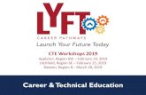 Career & Technical Education · 2019-03-29 · Career & Technical Education CTE Workshops 2019 Appleton, Region 6W –February 19, 2019 Litchfield, Region 6E –February 25, 2019