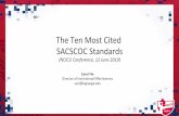 SACSCOC The Ten Most Cited Fifth-Year SACSCOC … College - NCICU...Fifth-Year Report The Ten Most Cited SACSCOC Standards (NCICU Conference, 12 June 2019) Carol Yin Director of Institutional
