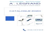 Catalogue 2020 - A. Legrand - Catalogue 2020.… · Un prestataire de messagerie certifié ISO 14001 Pour ses brochures, A.Legrand a retenu un imprimeur qui utilise du papier couché