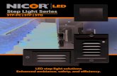Step Light Series - Villa Lighting Supply, Inc....Step Light Series LED step light solutions Enhanced ambiance, safety, and efficiency. Whether you’re looking for safety and security