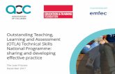 Outstanding Teaching, Learning and Assessment (OTLA ... College - Projec… · Outstanding Teaching, Learning and Assessment (OTLA) Technical Skills National Programme: sharing and