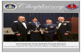 2018 Chaplain Corps Summit Awards Banquet · Readiness. The profession of arms requires many forms of readiness, but especially spiritual readiness and fitness. ecause human beings