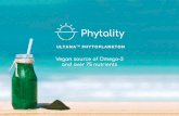 Vegan source of Omega-3 and over 75 nutrients · 2019-11-08 · quality vegan source of Omega-3 EPA, making it a natural, sustainable, plant-based alternative to fish and krill oil.