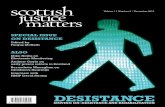 ISSN 2052-7950 01 DESISTANCE - Scottish Justice Mattersscottishjusticematters.com/wp-content/uploads/SJM... · Beth Weaver. Putting the Pieces Together: Prisoners, Family and Desistance