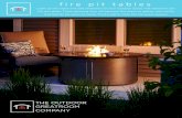 fire pit tables - THEBBQSHOP. · 2019-02-27 · fire pit tables. Light up the night and add ambiance to your outdoor space with beautiful gas fire pit tables. These glowing fires