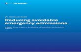 Reducing avoidable emergency admissions · conditions where early intervention can prevent progression; or conditions where immunisation can prevent disease. i. Effective care and