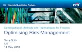 Citi | Markets Quantitative Analysis · Citi | Markets Quantitative Analysis Optimising Risk Management Computational Methods and Technologies for Finance . ... root of all evil.