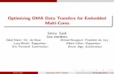 Optimizing DMA Data Transfers for Embedded Multi …maler/Papers/slides-selma-thesis.pdfOptimizing DMA Data Transfers for Embedded Multi-Cores Selma Sa di Jury members: Oded Maler:
