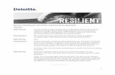 Resilient Podcast, episode 2, May 2016 - Deloitte US · 2020-06-05 · Episode 4: Daryl Brewster, CEO of CECP , on purpose-driven organizations . ... Welcome to Resilient, where we