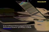 Certified Management Accountant (CMA) USAinvisoreducation.com/doc/CMA Brochure.pdf · CMA Classroom Training (Weekday Batch - 600 Hours) This includes • 600 Hours Classroom Training