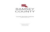 EMPLOYEE BENEFITS POLICIES - Ramsey County · vacation, sick leave, leaves of absence, and special allowances to employees of Ramsey County, State of Minnesota, except where superseded