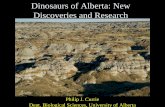 Dinosaurs of Alberta: New Discoveries and Research · DINOSAURS A world famous scientist tells about hunting dinosaurs with a whisk broom, about the Thunder Lizard that weighed 80,000