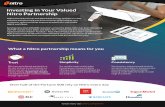 Investing in Your Valued Nitro Partnership · Investing in Your Valued Nitro Partnership With powerful features and affordable pricing, our best-in-class ... With trust and authentic
