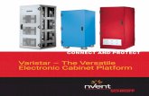 Varistar – The Versatile Electronic Cabinet Platform...Static load Internal load testing and measurement of deformation 1.600 kg (3,500 lbs) (tested with 2000 kg (4400 lbs), safety
