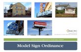 model sign ordinance - planningpa.orgThe Model Sign Ordinance provides a comprehensive approach to sign regulations by incorpo- rating best practices from communities around the country,