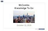 McCombs Knowledge To Go/media/Files/MSB... · 2015-10-13 · Social Sales Support The Marketer [s Dilemma. Activities Benefits Air Cover Campaigns Sales Enablement ... Expand industry