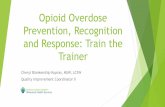 Opioid Overdose Prevention and Response...Educational Objectives At the conclusion of this activity, participants should be able to: Discuss how the opioid prescribing epidemic is