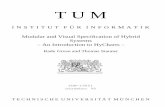  · Mo dular and Visual Sp ecication of Hybrid Systems An In tro duction to HyCharts Radu Grosu and Thomas Stauner Institut f ur Informatik T ec hnisc he Univ ersit at M ...
