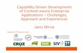 Capability)Driven)Development) of Contextaware )Enterprise ...su.diva-portal.org/smash/get/diva2:891925/FULLTEXT01.pdf · Capability)Driven)Development) of Contextaware )Enterprise)