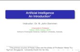 Artificial Intelligence An Introduction - Carleton Universitypeople.scs.carleton.ca/~oommen/Courses/COMP4106Winter18/AI_C… · Artiﬁcial Intelligence An Introduction1 Instructor: