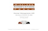 Energy Management API - Wireless Innovation Forum...This document has been prepared by the SDS ITR-SIG Energy Management API Task Group to assist The Software Defined Radio Forum Inc.