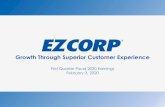 Growth Through Superior Customer Experience · Growth Through Superior Customer Experience First Quarter Fiscal 2020 Earnings February 3, 2020 . ... • Leveraging functionality in