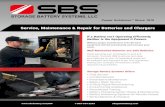Service, Maintenance and Repair for Batteries and Chargers · SBS has a large fleet of rental batteries and chargers for short term or long term needs. Pick-Up & Delivery Service