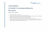 CPABC COIN Competition Exam A CPA4/High...CPABC COIN Competition Exam May 14, 2016 Exam duration is 2 hours. Exam consists of 65 multiple choice questions. Please write your answers