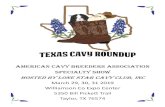 American Cavy Breeders Association Specialty Show Hosted by Lone Star …lonestarcavyclub.com/yahoo_site_admin/assets/docs/Cavy... · 2019-02-17 · 1 American Cavy Breeders Association