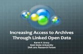 Increasing Access to Archives Through Linked Open Datafiles.archivists.org/researchform/2012/PDFS/Gracy... · Increasing Access to Archives Through Linked Open Data Karen F. Gracy