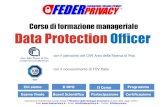Corso di formazione manageriale Data Protection Officer€¦ · Data breach, privacy by design e privacy by default (T) • Le violazioni dei dati personali con il Regolamento UE