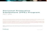 Personal Protective Equipment (PPE) Program · Sample Personal Protective Equipment (PPE) Program AN EBSCO COMPANY 3 PERSONAL PROTECTIVE EQUIPMENT PROGRAM The requirement for PPE