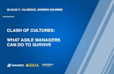 CLASH OF CULTURES: WHAT AGILE MANAGERS CAN DO TO …€¦ · Source: „The Scrum Culture“ by Dominik Maximini, 2015 Scrum PRN Isolated projects Virtual Scrum Software Studio Staff