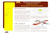 Aerospace Engineering And mechanics Small UAV …mettler/Courses/AEM 5333 (spring 2013...Aerospace Engineering And mechanics Ultrastick UAV testbed PAGE 2 UAV Testbed determination
