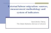 External labour migration: sources, measurement ... · Inclusion of questions about training for going to work abroad and ... Based on the survey results, this category does not include