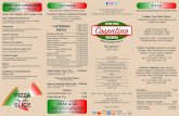 Cosentino Menu - Pizzeria - Large Quad Fold · PIZZERIA MillCos Hospitality Group, Mangiamo! (Let's Eat!) APPS & SIDES SALADS STONE OVEN ROASTED SUBS PASTA AND HOUSE SPECIALTIES CHEF