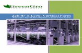 22k ft 3-Level Vertical Farm - Greengro Technologies · 3-Level Vertical Farm Estimated Annual Operating Expense Security $281,250.00 Supplies $810,000.00 Fertilizer $167,692.40 Maintenance